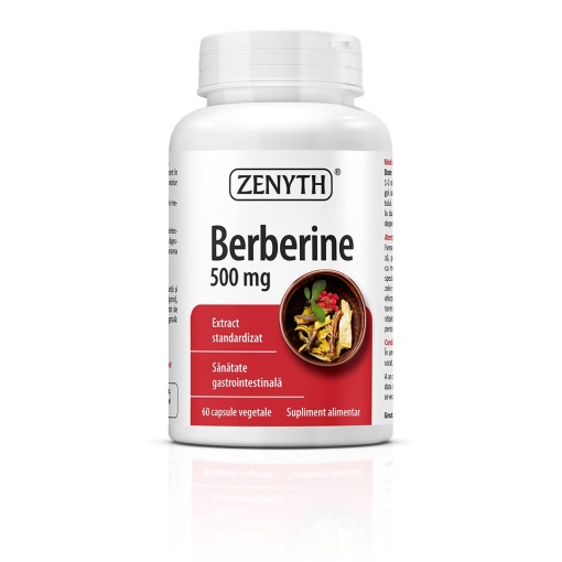 Berberine, 500 mg, 60 capsule, Zenyth