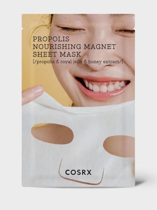 COSRX – Full Fit Propolis Nourishing Magnet Sheet Mask – Masca nutritiva cu propolis, miere si laptisor de matca