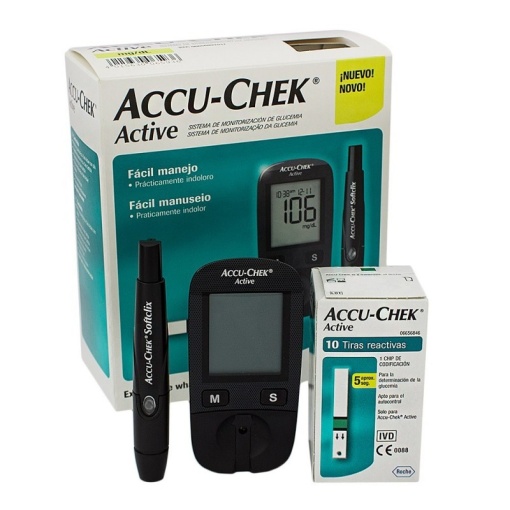 KIT Glucometru Accu-Chek Active, Roche