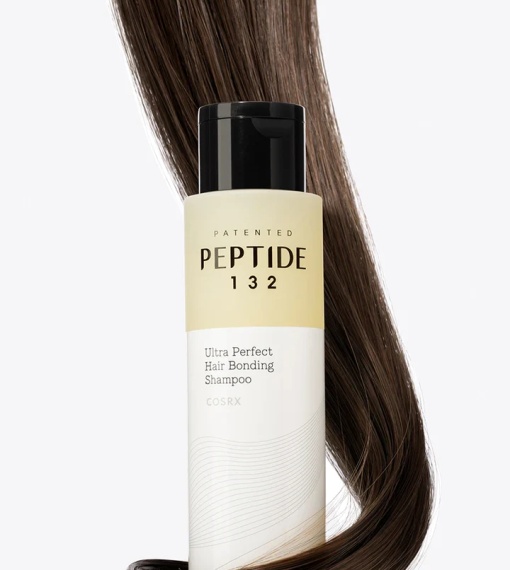 COSRX - PEPTIDE-132 Ultra Bonding Shampoo - Șampon fortifiant și reparator cu peptide, colagen și biotină