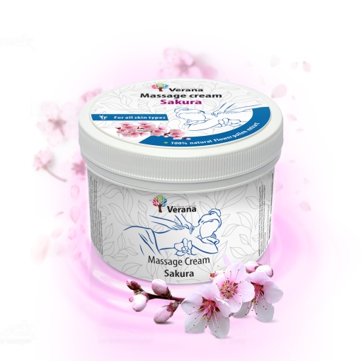 Crema de masaj Sakura (Flori de cires japonez)