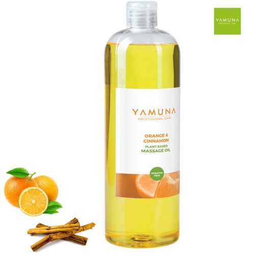 Ulei de masaj Anticelulitic cu Portocale si Scortisoara, Yamuna 1 L