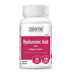 Acid Hyaluronic cu Collagen Complex – 30 capsule – Zenyth