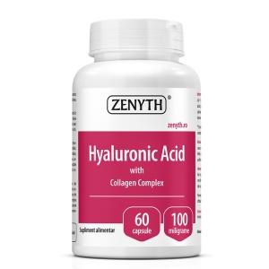 Acid Hyaluronic cu Collagen Complex – 60 capsule – Zenyth