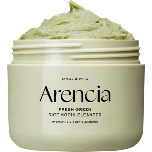 Arencia - Fresh Green Rice Mochi Cleanser - Pasta hidratanta de curatare cu pudra de orez verde, 120 g - Img 2