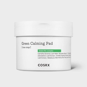 COSRX – One Step Green Hero Calming Pad – Dischete tonice calmante cu textura dubla pentru ten sensibil