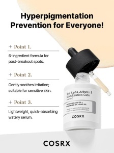 COSRX – The Alpha-Arbutin 2 Discoloration Care Serum – Ser cu 2 % alpha-arbutin pentru petele pigmentare - Img 5