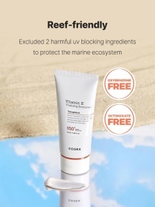 COSRX – Vitamin E Vitalizing Sunscreen SPF 50+ – Crema de protectie solara cu vitamina E - Img 3