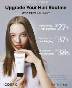 COSRX - PEPTIDE-132 Bonding Treatment - Tratament fortifiant și reparator pentru toate tipurile de păr - Img 8