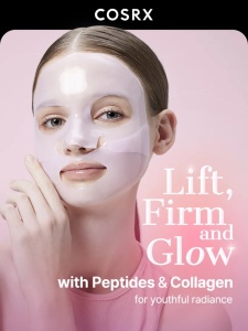 COSRX - Peptide Collagen Glow Hydrogel Mask - Masca cu peptide si colagen pentru hidratare si stralucire, set 3 buc - Img 2
