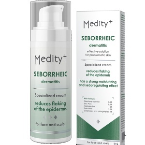 Crema cu efect intens hidratant și seboreglator pentru ten si scalp seboreic Medity+