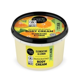 Crema de corp revigoranta Organic Shop Clementine and Lemon 250 ml