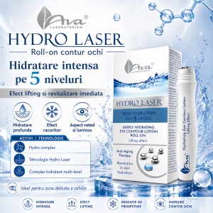 Hydro Laser - Lotiune pentru ochi cu hidratare profunda roll-on - Img 3