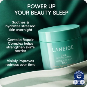 Laneige - Cica Sleeping Mask - Night Mask - mască de noapte regenerantă și calmantă - Img 6