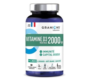 LGN Vitamine D3 2000 UI masticabila 30 comprimate - Granions Franta