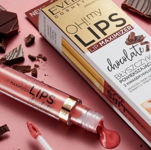 Luciu de buze cu efect de marire Eveline Oh! My Lips Lip Maximizer Chocolate - Img 3