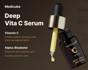 Medicube - Age-R Vita C Pro Ampoule - Ser de față iluminator cu vitamina C - Img 4