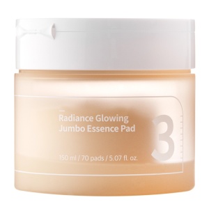 Numbuzin – No.3 Radiance Glowing Jumbo Essence Pad – Dischete faciale pentru luminozitate si hidratare – 70 buc