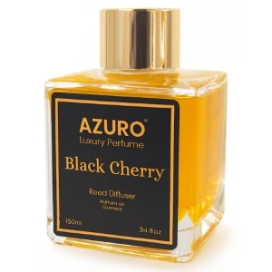 Odorizant camera Azuro Black Cherry, difuzor cu betisoare, 100 ml