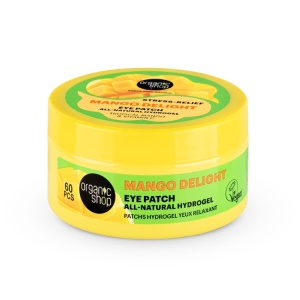Plasturi pentru ochi Organic Shop Mango Delight Stress Relief cu hidrogel, 60 buc