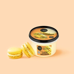 Set cadou Organic Shop Lemon Macaron cu scrub de corp 250 ml si souffle de corp 250 ml - Img 3