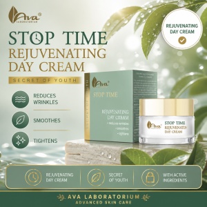 Stop Time - Rejuvenating facial day cream - Crema de zi rejuvenanta cu DNA marin si fito-hormoni - Img 3