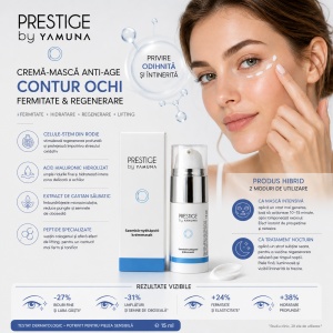 YAMUNA Prestige – Crema masca anti age contur ochi, fermitate