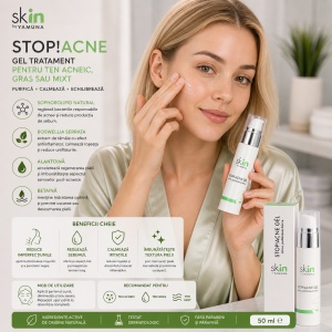 YAMUNA skIN – STOP!ACNE - gel tratament pentru ten acneic, gras sau mixt