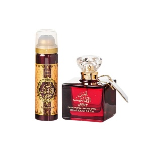 Ard Al Zaafaran Set Shams Al Emarat Khususi Deodorant Spray Odorizant camera 100 ml, Apă de parfum unisex