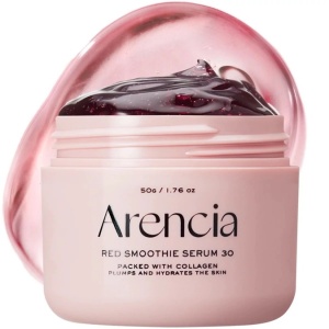 Arencia - Fresh Red Smoothie Serum 30 - Revitalizing Face Serum with Collagen - Ser revitalizant cu colagen, 50 g - Img 2