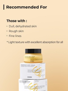 COSRX – Full Fit Propolis Light Cream – Crema hidratanta usoara cu extract de propolis si miere - Img 3