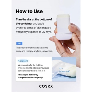 COSRX - Airy-Light Invisible Sun Stick SPF50+ - Stick protectie solara, 19 g - Img 5
