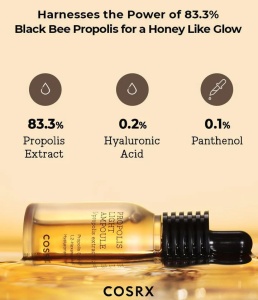 COSRX Full Fit Propolis Light Ampoule- Ser facial calmant și hidratant cu extract de propolis (83,25%) - Img 3