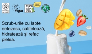 Crema de corp Organic Shop cu lapte de migdale si banane 250 ml - Img 4