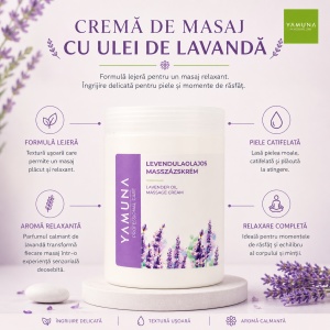 Crema de Masaj Lavanda YAMUNA 1L