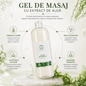 Gel Impachetari Anticelulitic si Detoxifiant cu Alge Marine Yamuna 1 L