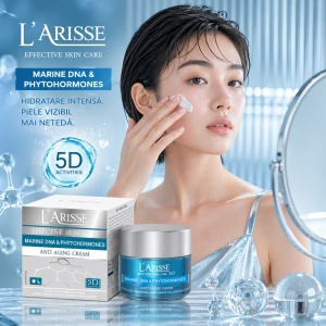 L'arisse - Anti-wrinkle cream - Crema anti-aging pentru vartsa 60+ cu Marine DNA si Fito-hormoni - Img 3