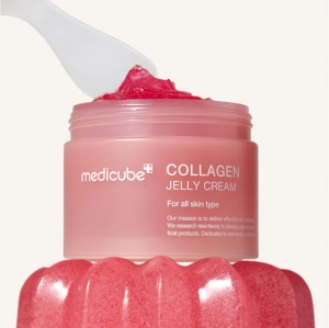 Medicube - Collagen Jelly Cream - Gel-crema de fata pentru Fermitate si Regenerare cu Colagen, 50 ml - Img 4