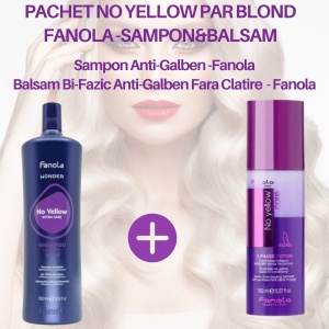 Pachet No Yellow Par blond Fanola -Sampon&Balsam