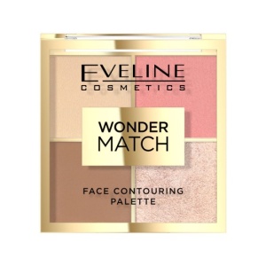 Paleta de conturare a fetei Eveline Wonder Match Nr. 02