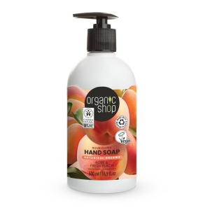 Sapun de maini Organic Shop cu piersica si trandafir 500 ml