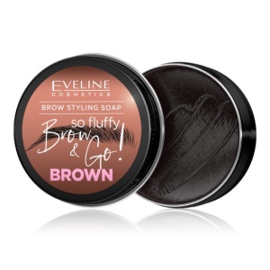 Sapun pentru stilizarea sprancenelor Eveline Brow Go So Fluffy Brown - Img 2