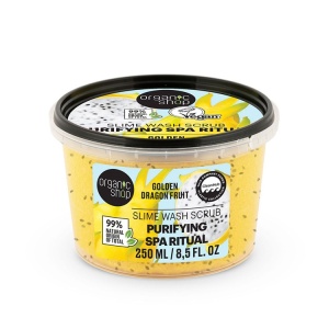 Scrub de corp Organic Shop cu fructul dragonului si seminte de chia 250 ml
