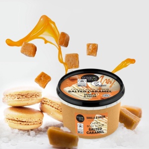 Scrub de corp Organic Shop cu vanilie, caramel sarat si cacao 250 ml - Img 2