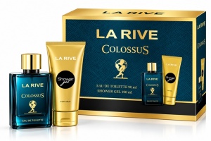 Set cadou La Rive Colossus pentru barbati - Apa de toaleta 90 ml si gel de dus 100 ml
