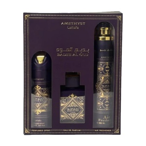 Set Cadou Lattafa Badee al Oud Amethyst 3 pcs