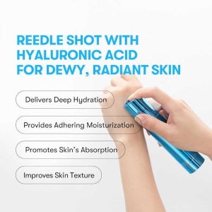 VT Cosmetics - Hydrop Reedle Shot 700hL - Ser booster facial cu microace pentru hidratare intensă, fermitate și regenerare - Img 3