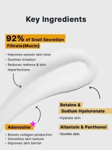 Advanced Snail 92 All In One Cream COSRX – cremă “all-in-one” cu 92 % mucină de melc, 50 g - Img 7