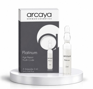 Arcaya Platinum Lift Xtreme - Fiole antirid cu efect lifting pentru fermitate si elasticitate, 5 buc x 2 ml