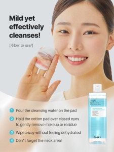 COSRX - Low pH Niacinamide Cleansing Water - Apa micelara cu pH scazut si Niacinamide, 100 ml - Img 8